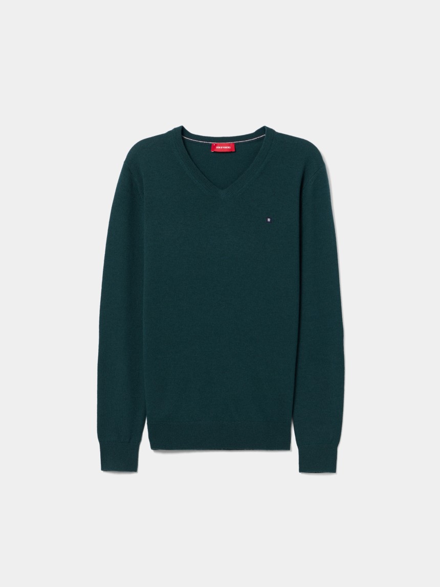 Pullover em lã