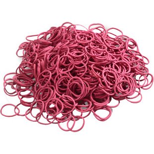 Elastiques Dm-Folien rouge - Sachet de 1000 g