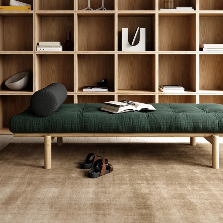 Karup Design - Next Daybed, 75 x 200 cm, Kiefer natur / charcoal (511)
