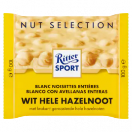 Ritter Sport Witte chocolade hele hazelnoot