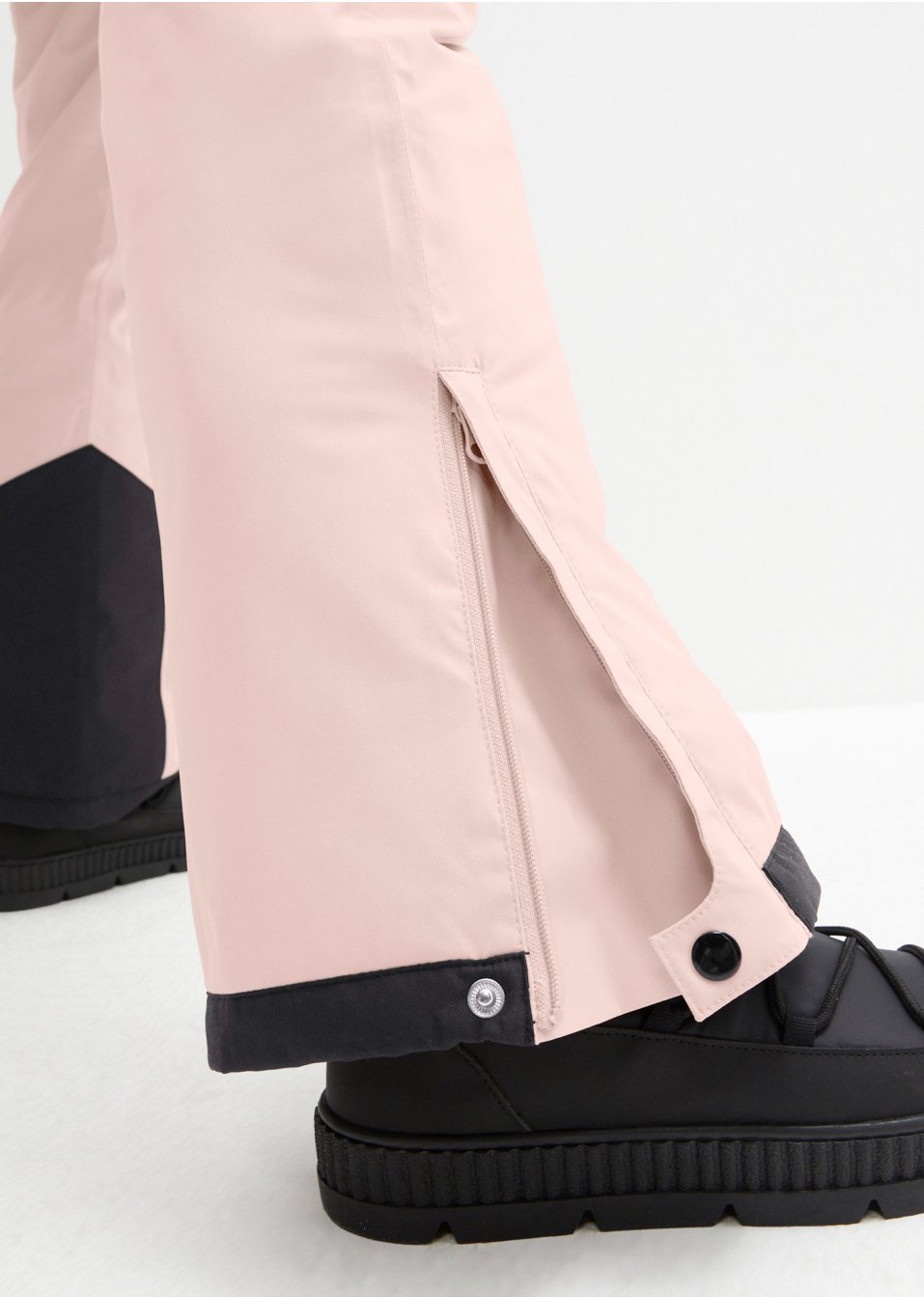 Pantalon de ski thermo fonctionnel coupe haute avec taille confortable, étanche, Straight