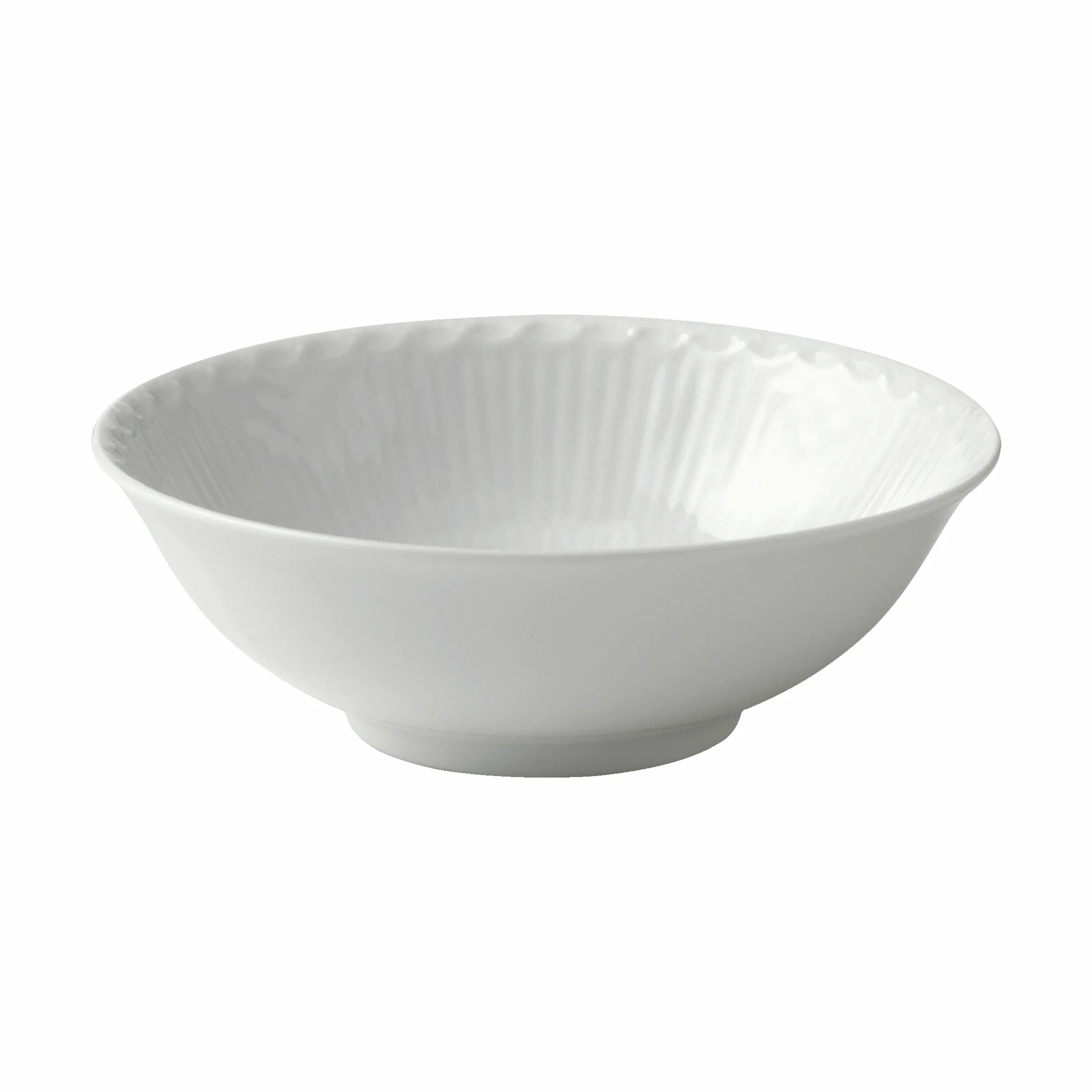Royal Copenhagen Hvid Halvblonde Skål