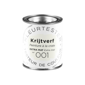 GAMMA Kleurtester krijtverf nr. 001 Zeehond RAL9010 100ml