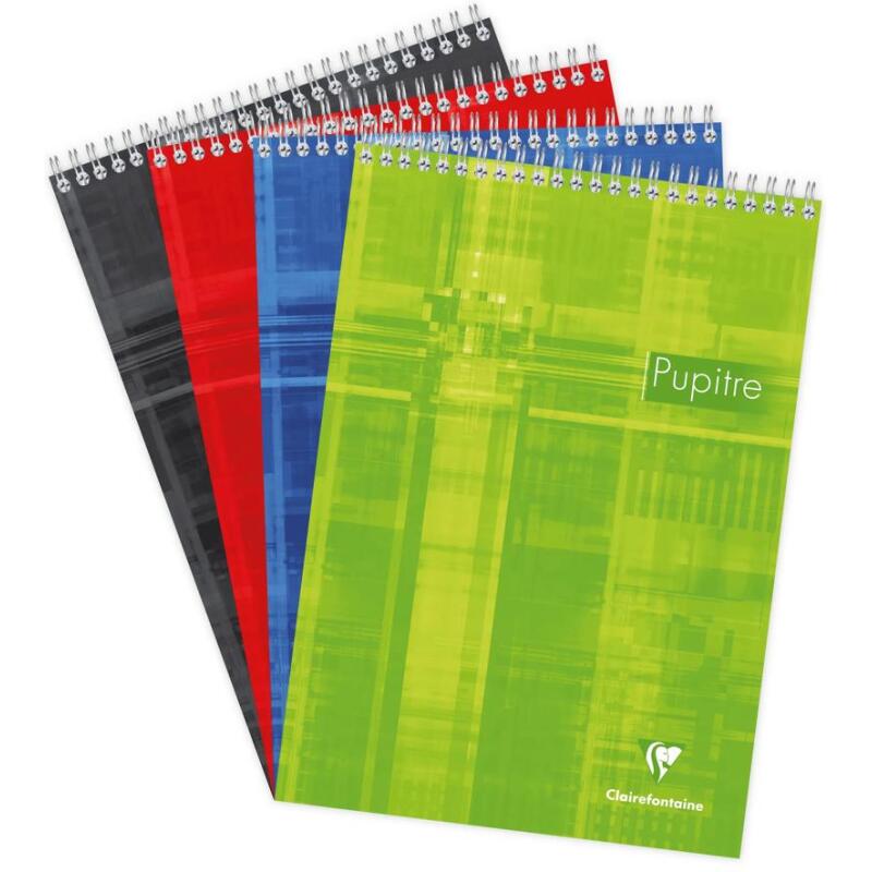 Bloc Pupitre reliure intégrale en-tête A4 160 pages détachables petits carreaux - Assortis