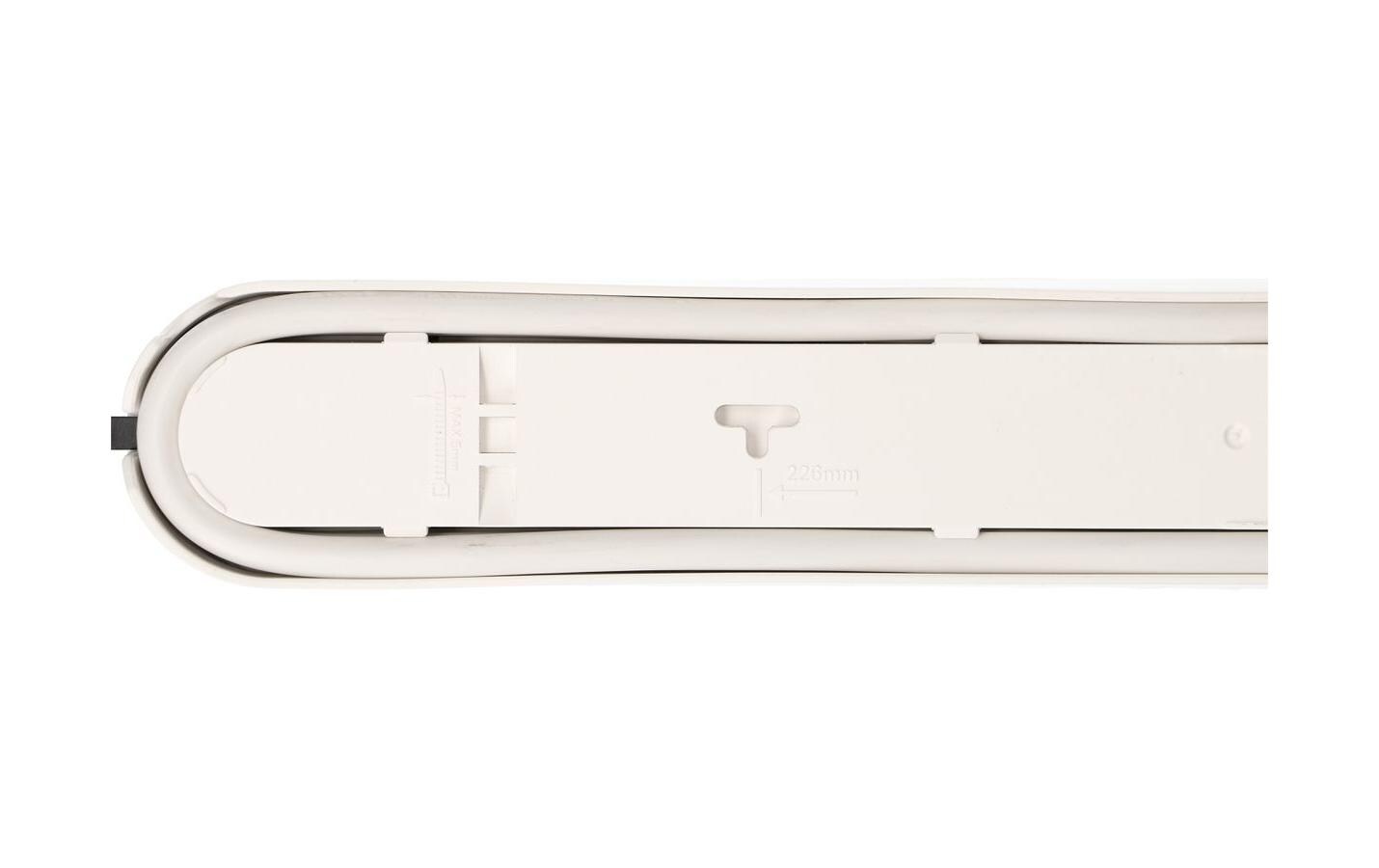 Steckdosenleiste Design Line 5x T13 USB A+C weissSteckerleiste 5x T13 mit USB C/A