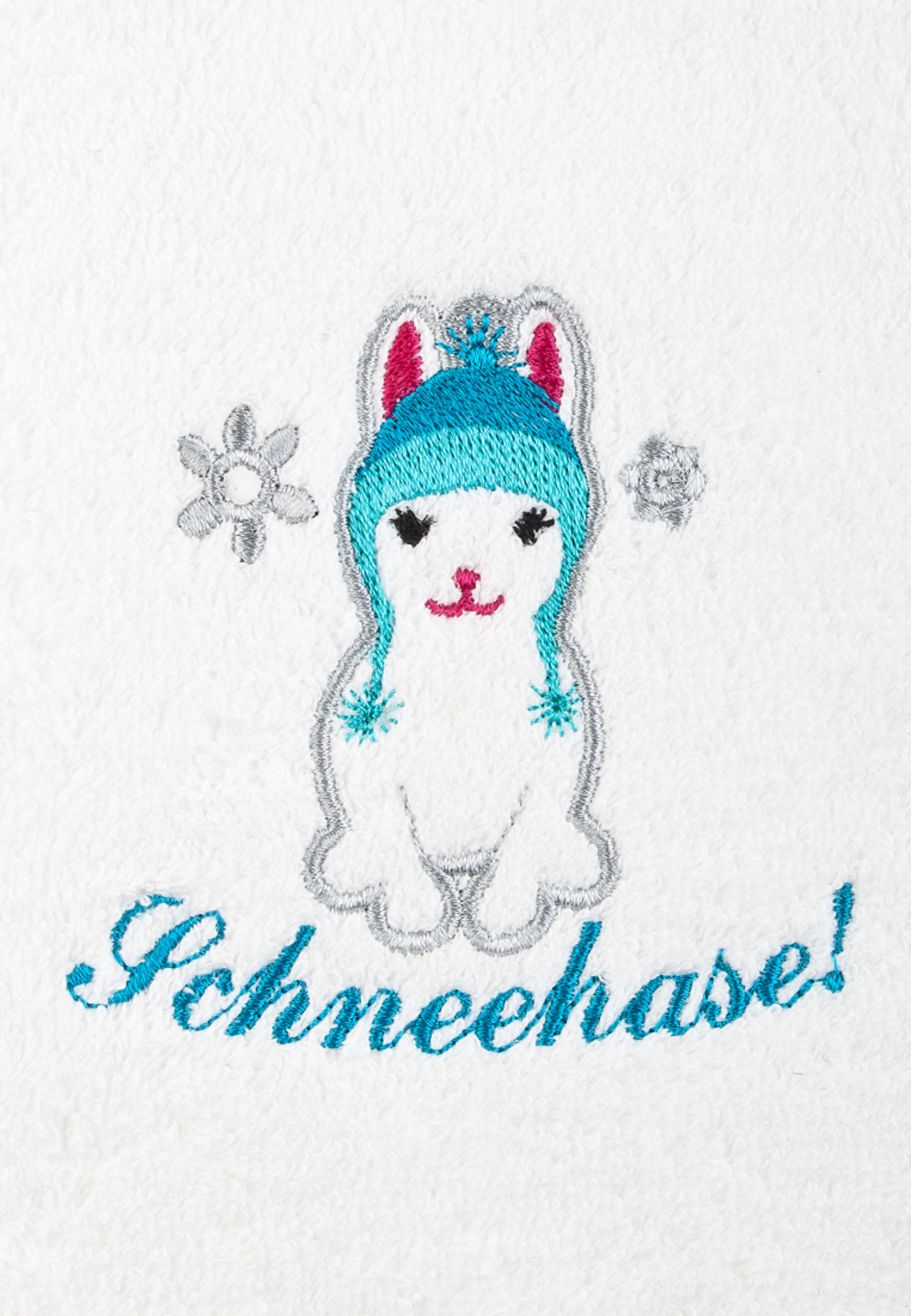 Handtuch Schneehase