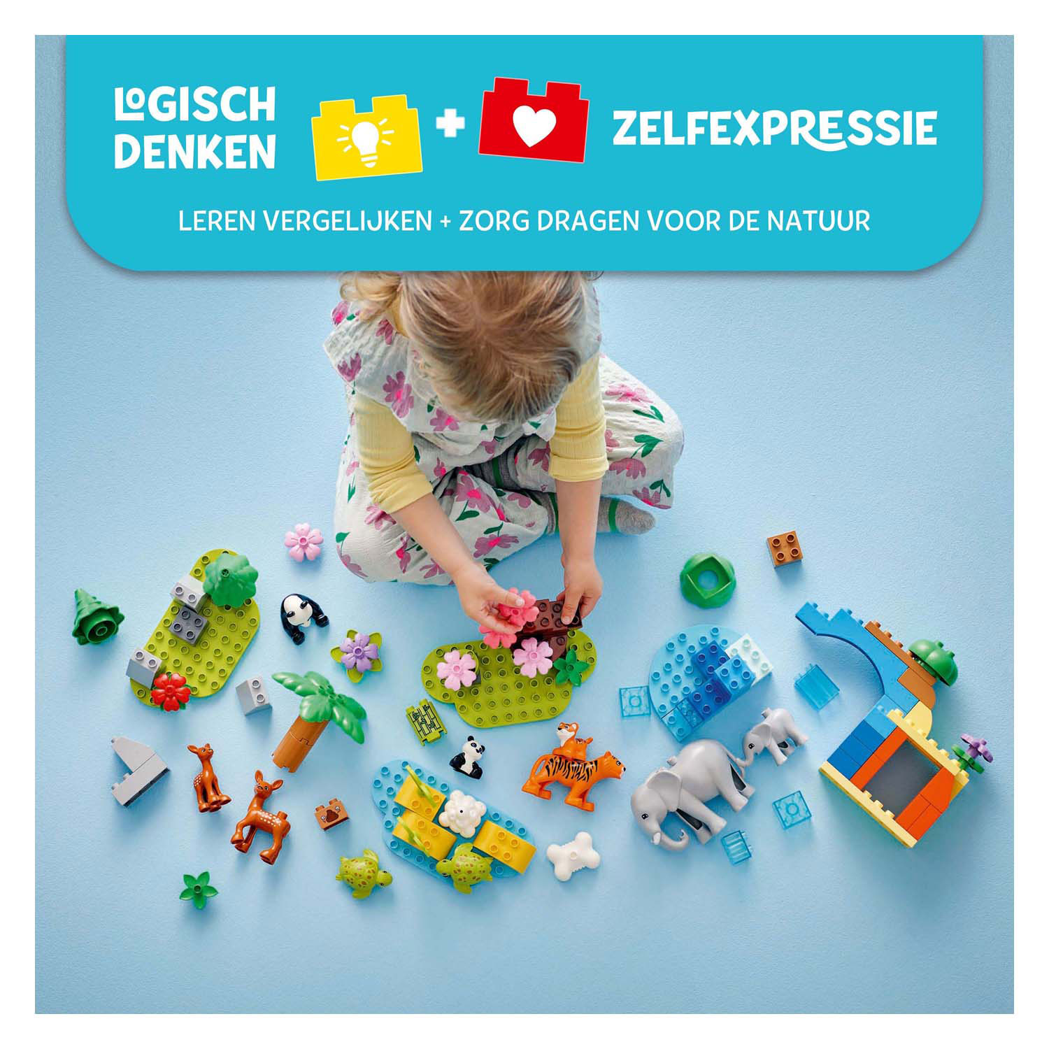 LEGO DUPLO Town 10446 3-In-1 Families van Wilde Dieren
