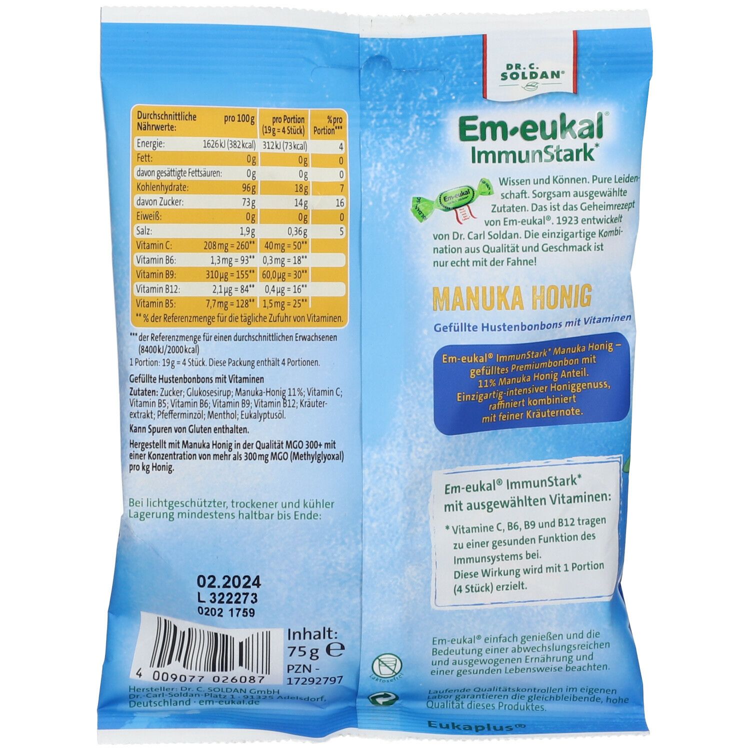 Em-eukal® ImmunStark® MANUKA HONIG