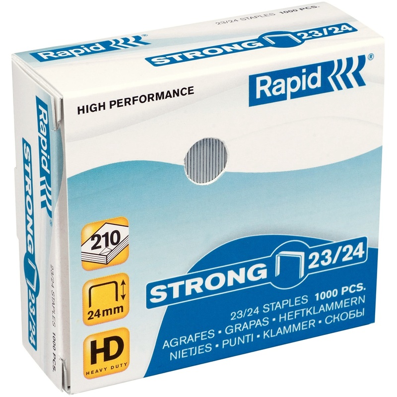 Rapid Heftklammern Strong 23/24, 1000 Stück