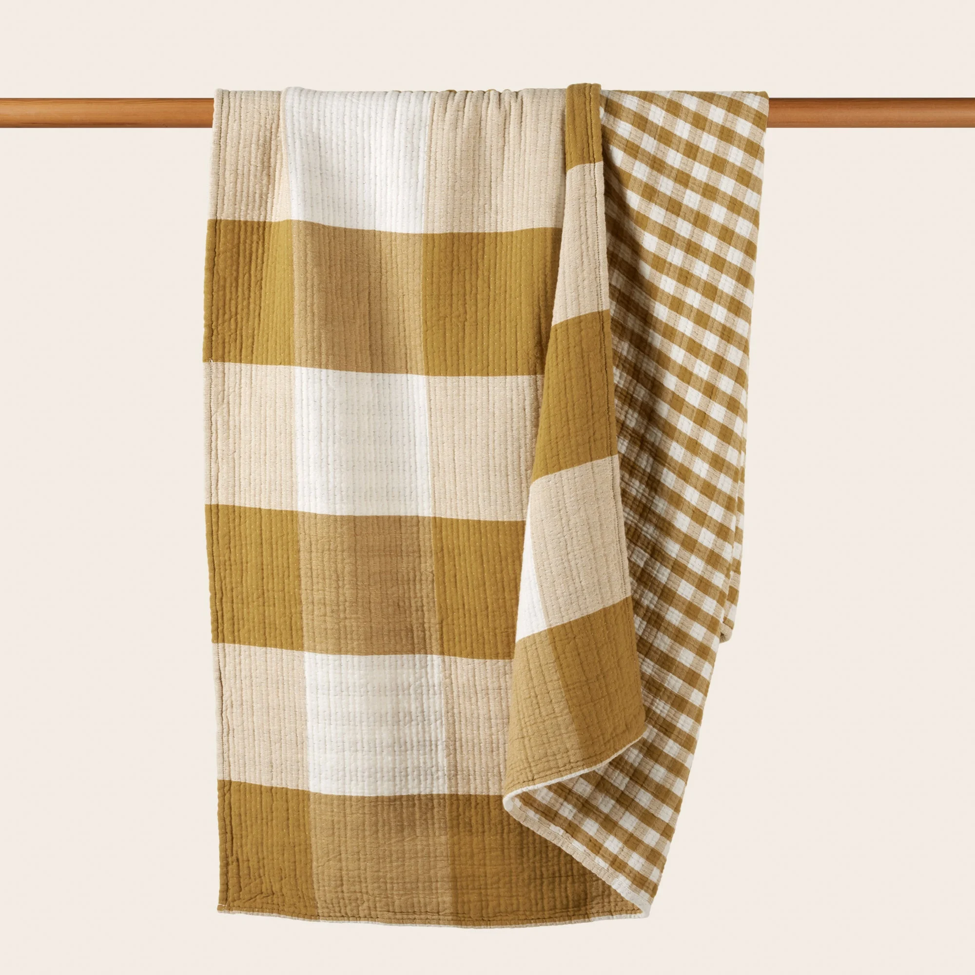 JEANIE - Plaid | Jaune