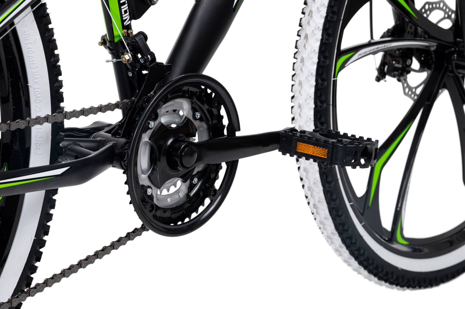 KS Cycling Mountainbike FULLY 27,5'' SCRAWLER - schwarz-grün - 46 cm Rahmenhöhe