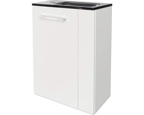 Meubel FACKELMANN Kleine Badkamercollectie BxHxD 44 x 60 cm x 24,3 cm Frontkleur wit hoogglans 86015