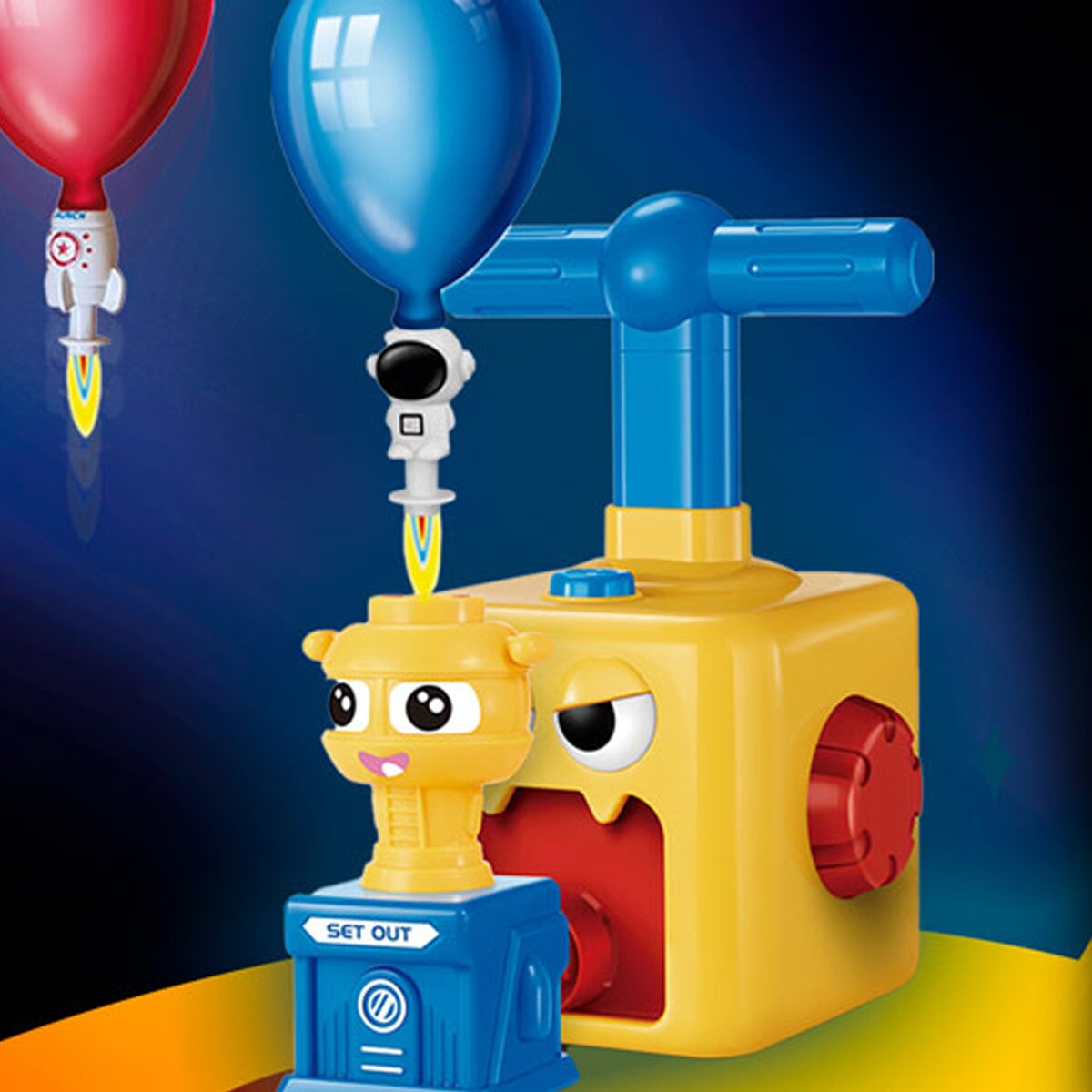 Starlyf® Kinderspielzeug mit Luftballons, Ballon Auto Spielzeug Balloon Racer