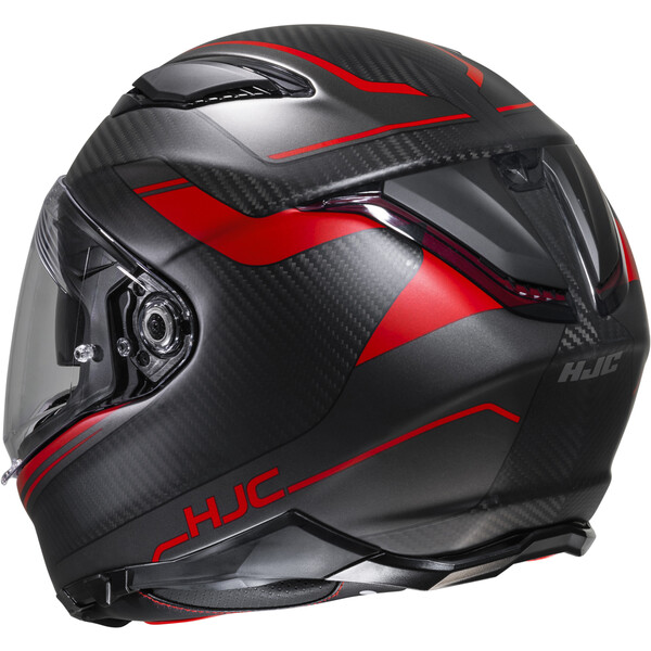 HJC - Casque F70 Carbon Ubis MC1SF / Noir / Rouge / Mat