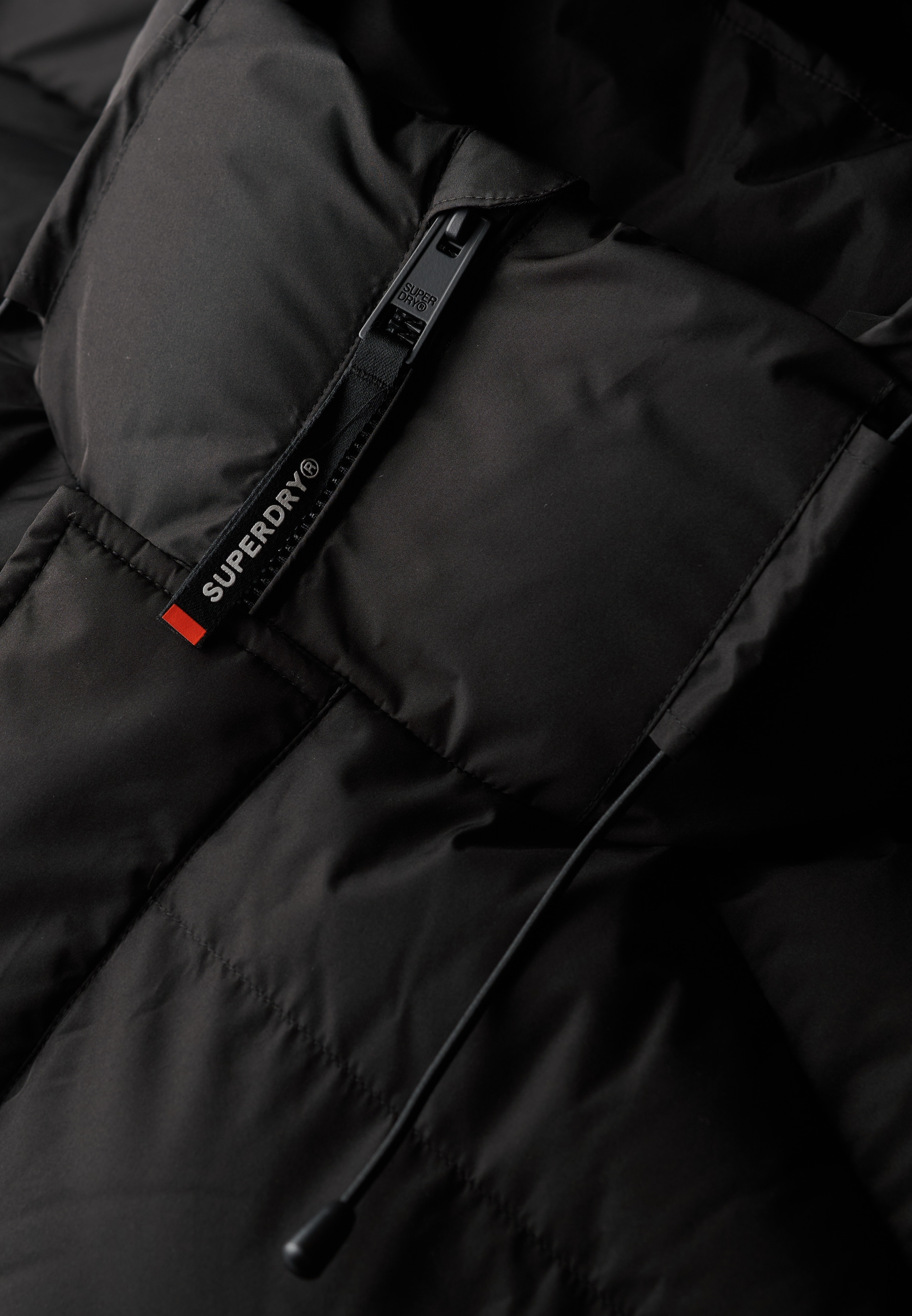 Superdry Steppjacke »HOODED 5 BAFFLE SPORTS PUFFER« mit Kapuze