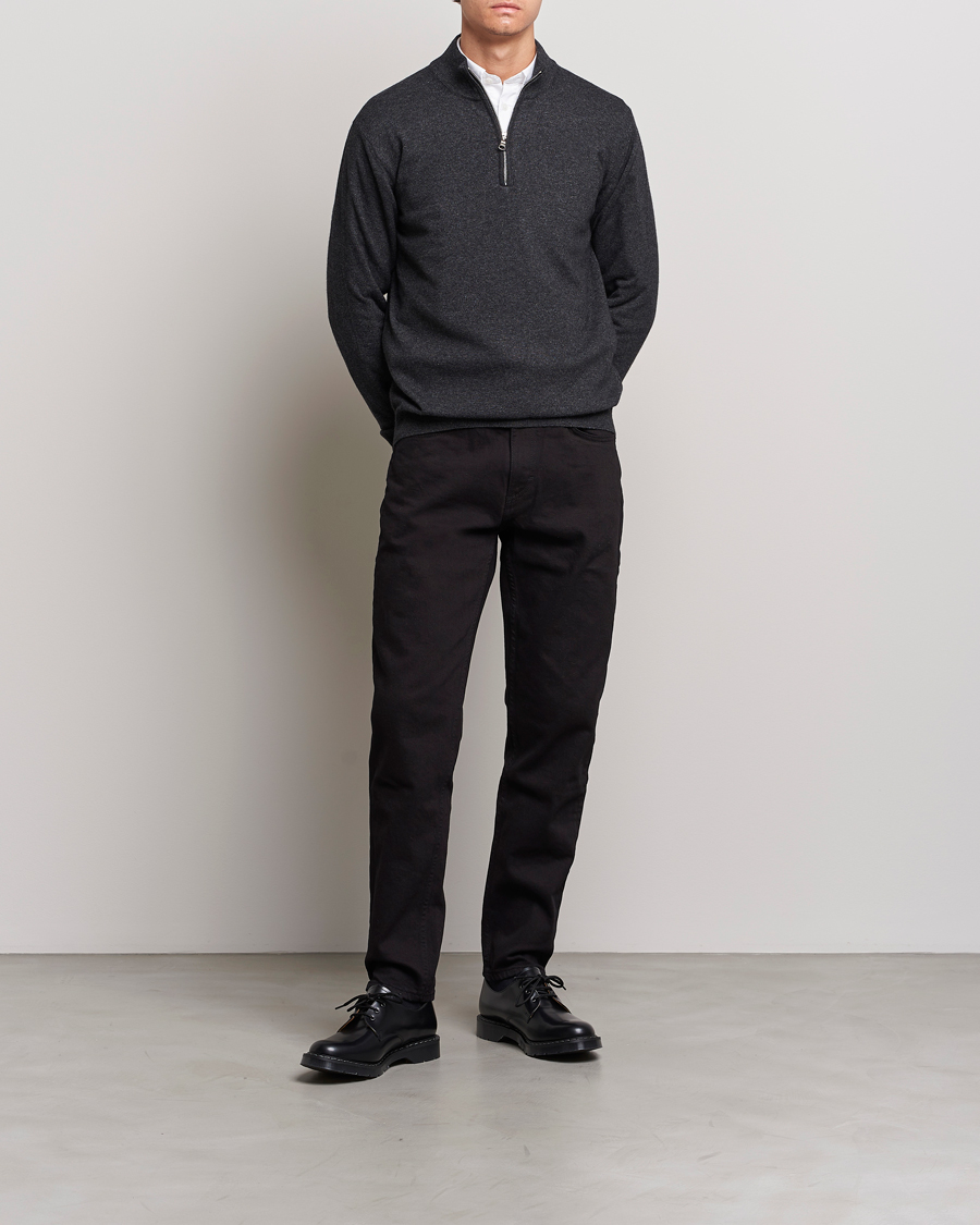 Oscar Jacobson Karl Cotton Stretch Jeans Black