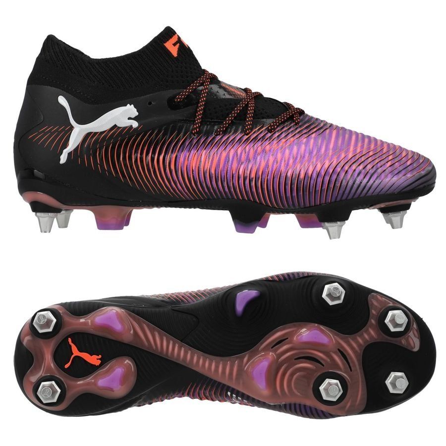 PUMA Future 8 Ultimate SG Unlimited - Noir/Blanc/Glowing Red