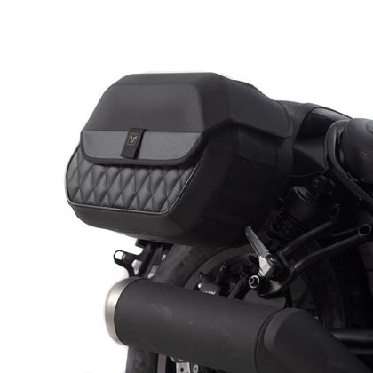 Sacoches cavalières SW-MOTECH LH LEGEND AVEC SUPPORT (25.5/19.5 Litres) - Noir