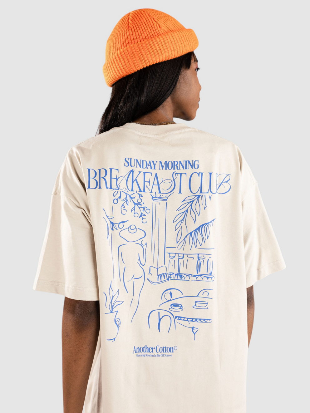 Another Cotton Lab Sunday Breakfast T-Shirt off white