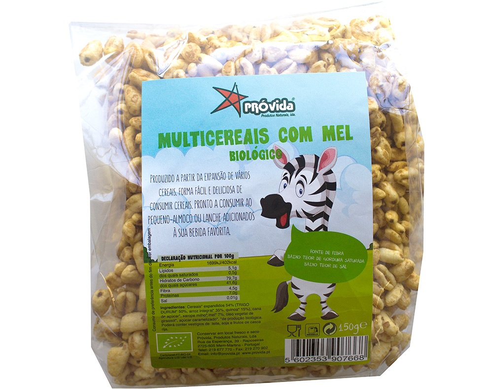 CEREAIS SEARA TOSTADOS MULTICEREAIS COM MEL BIO 150G