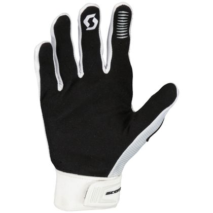 Gants cross Scott 450 FURY 2023 - Noir / Blanc