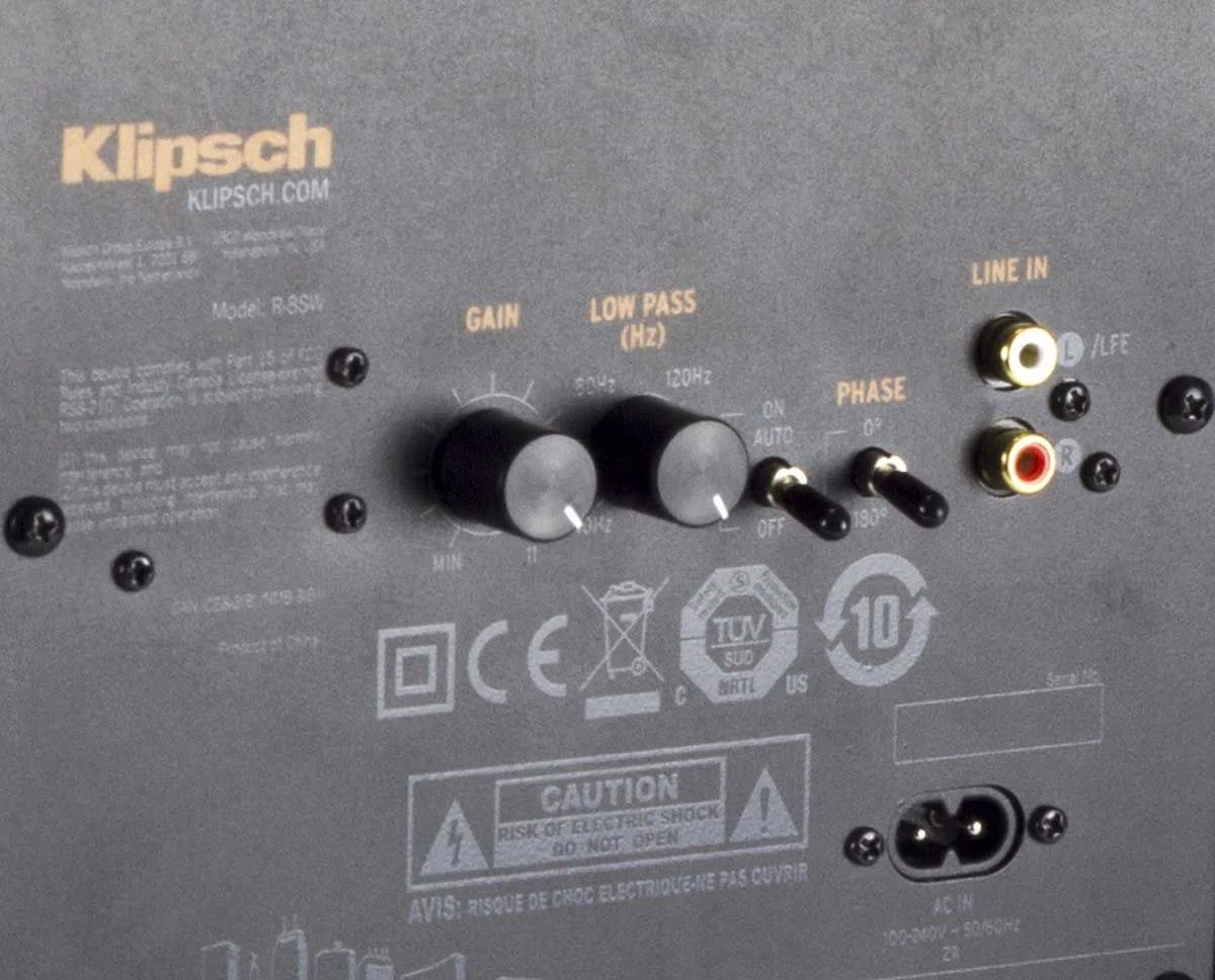 Klipsch R-8SW Caissons de basses