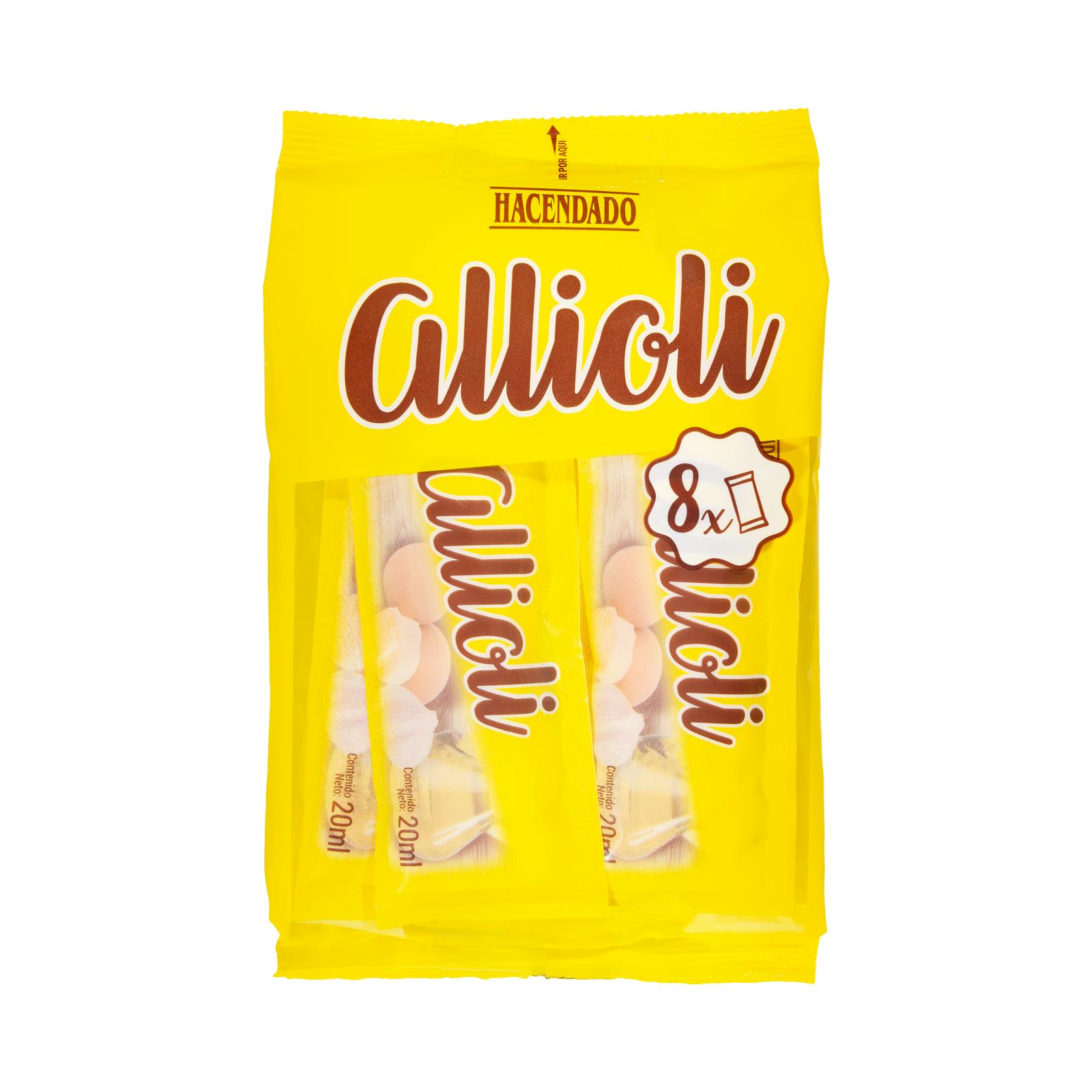 Allioli Hacendado en sachets individuels
