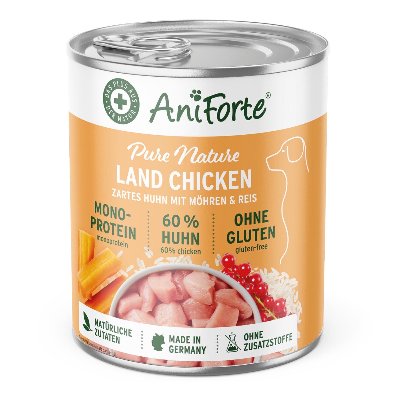 AniForte LandChicken Huhn mit Möhren 6x400 g