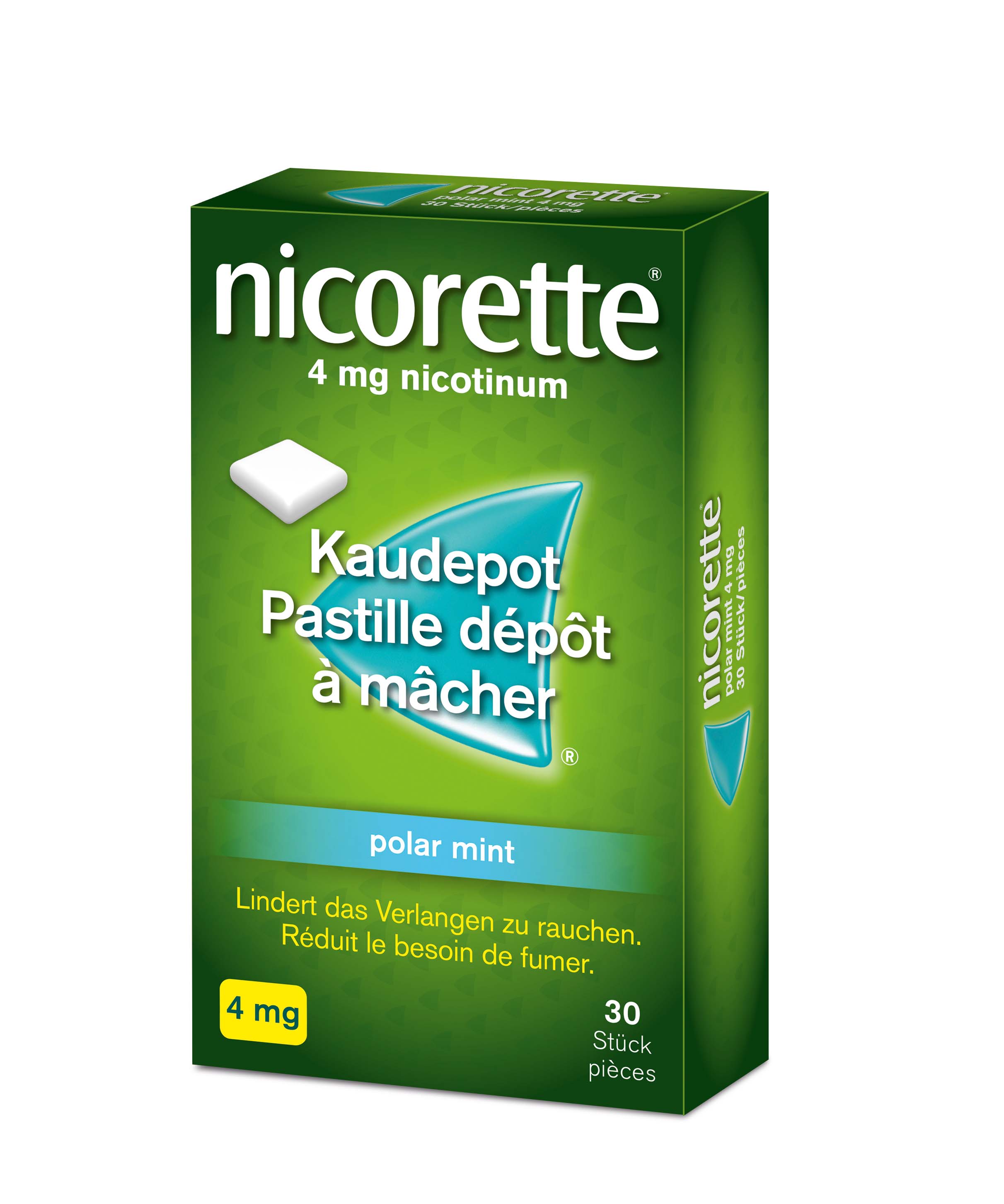 NICORETTE Polar Mint Kaudepots Kaupast 4 mg Blist 30 Stk