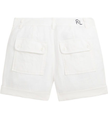 Polo Ralph Lauren Shorts - Leinen - Deckwäsche White