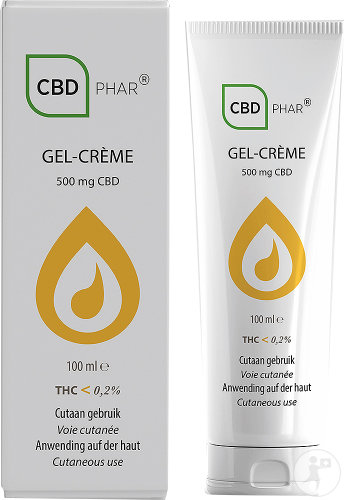 CBD-Phar Gel-Crème Muscles & Articulations 500mg Tube 100ml