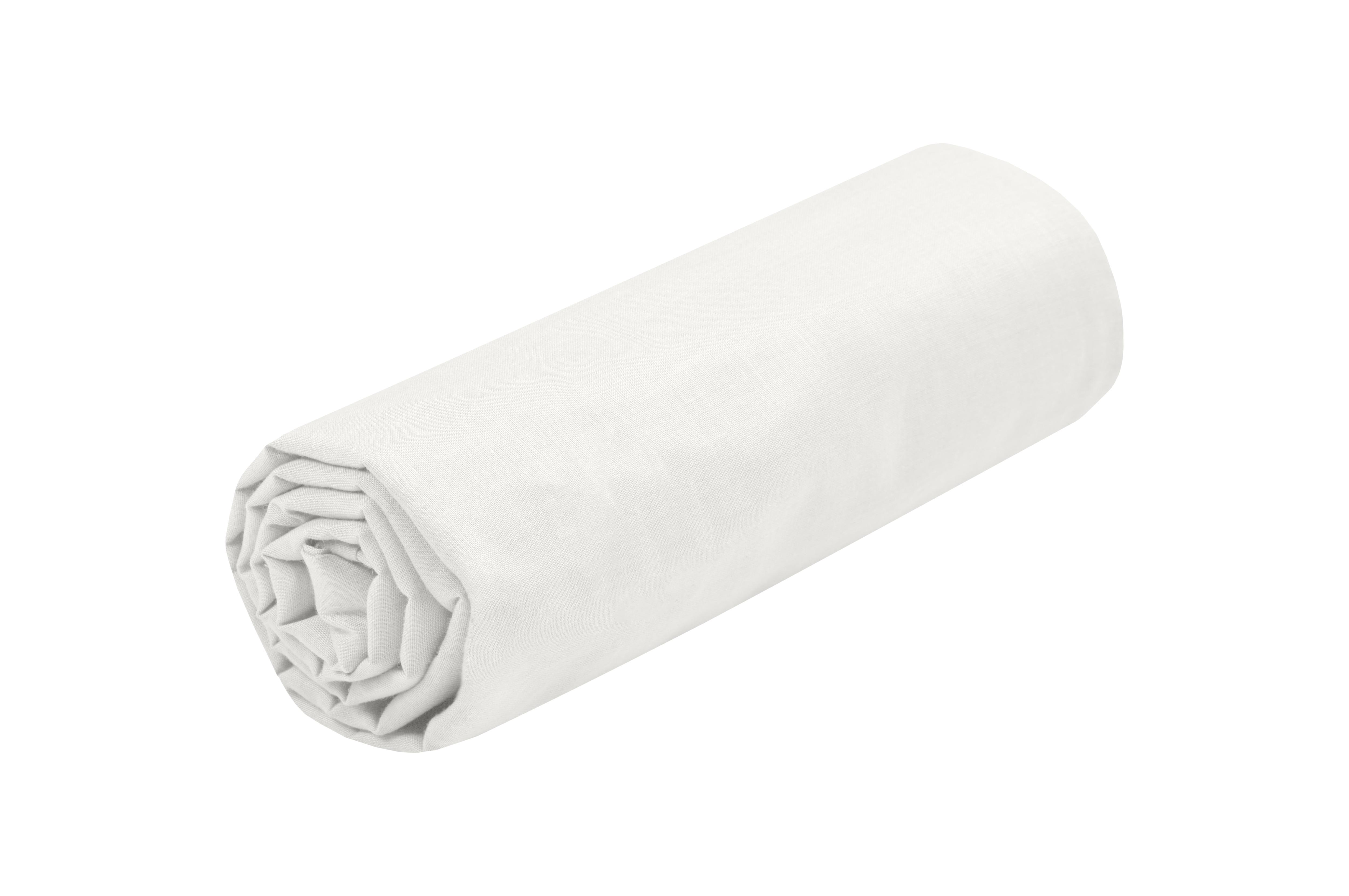 EDEN DRAP HOUSSE 120X200CM IVOIRE