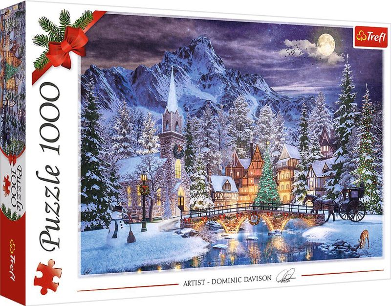 Trefl - Legpuzzel - 1000 Stukjes - Kerst Sfeer - Winterlandschap