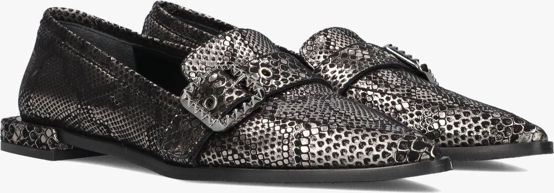 zilverkleurig floris van bommel loafers sfw-40051 gynni