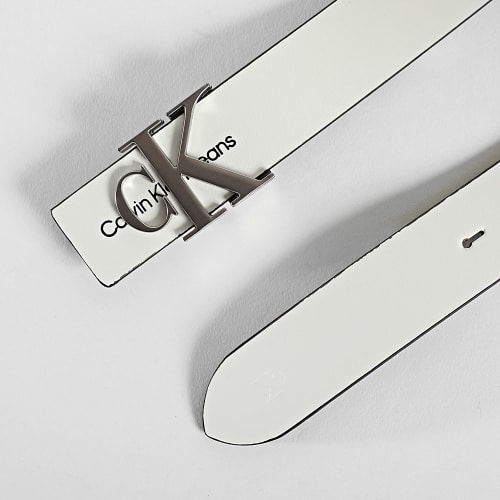 Ceinture Femme Monogram Hardware Blanc