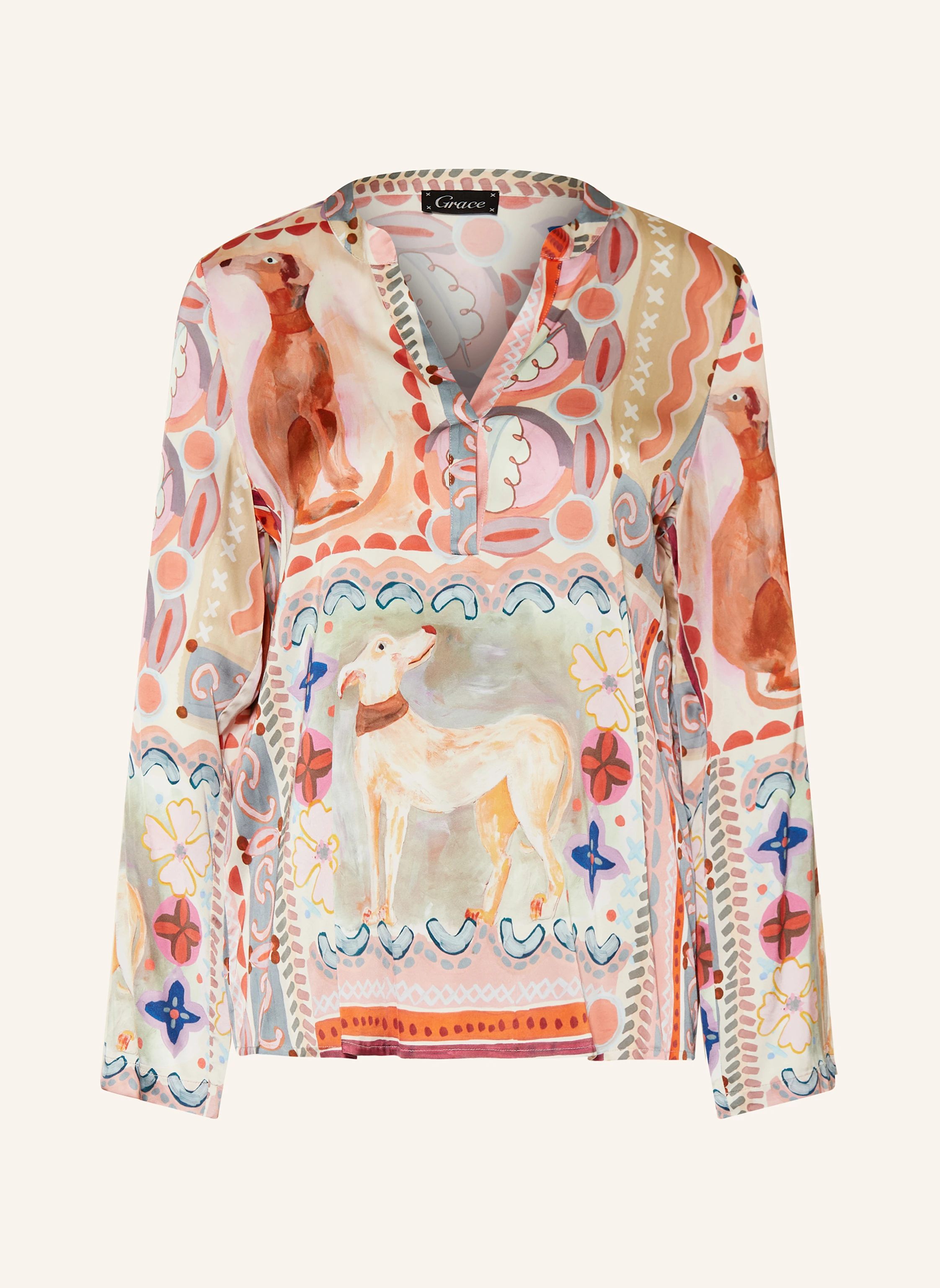 Grace Blusenshirt aus Satin