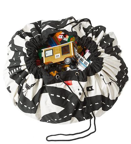 Play&Go Spielteppich - DM: 140 cm - Fahrbahn