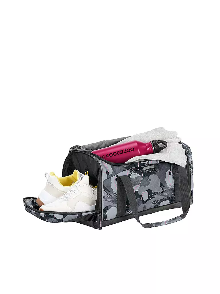 COOCAZOO Sporttasche BUBBLE BRUSH grau