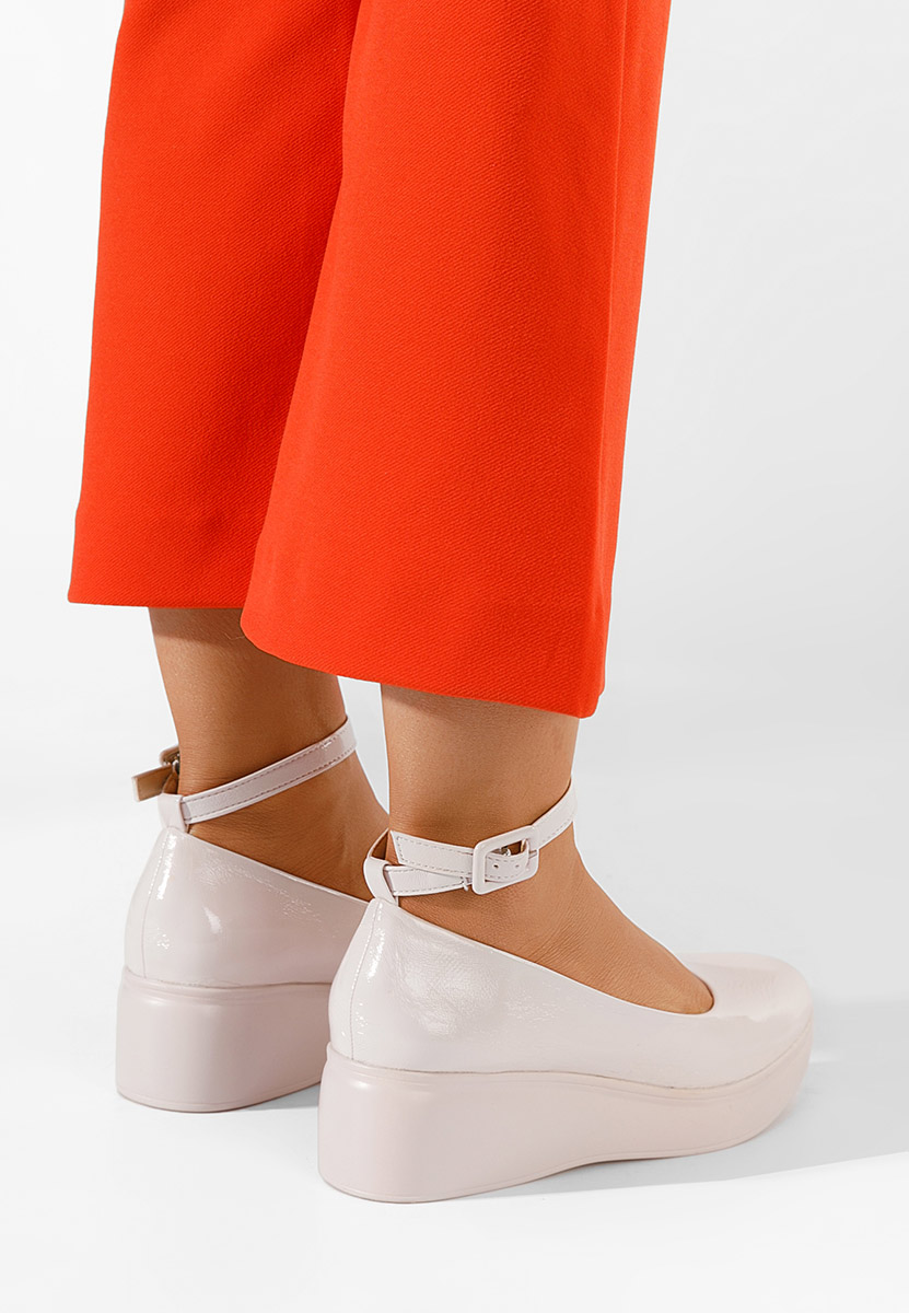 Chaussures casual à plateforme beige Evelyne V2
