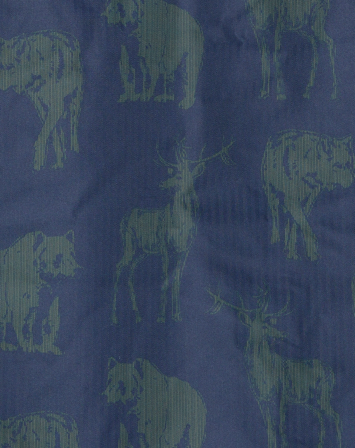Schneejacke WILD ANIMALS mit Kunstfellbesatz in parisian night