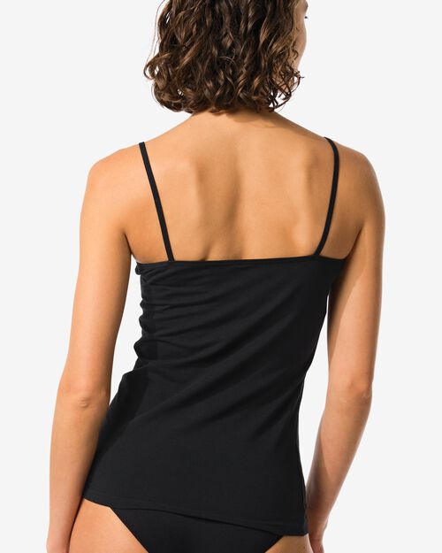 débardeur femme noir