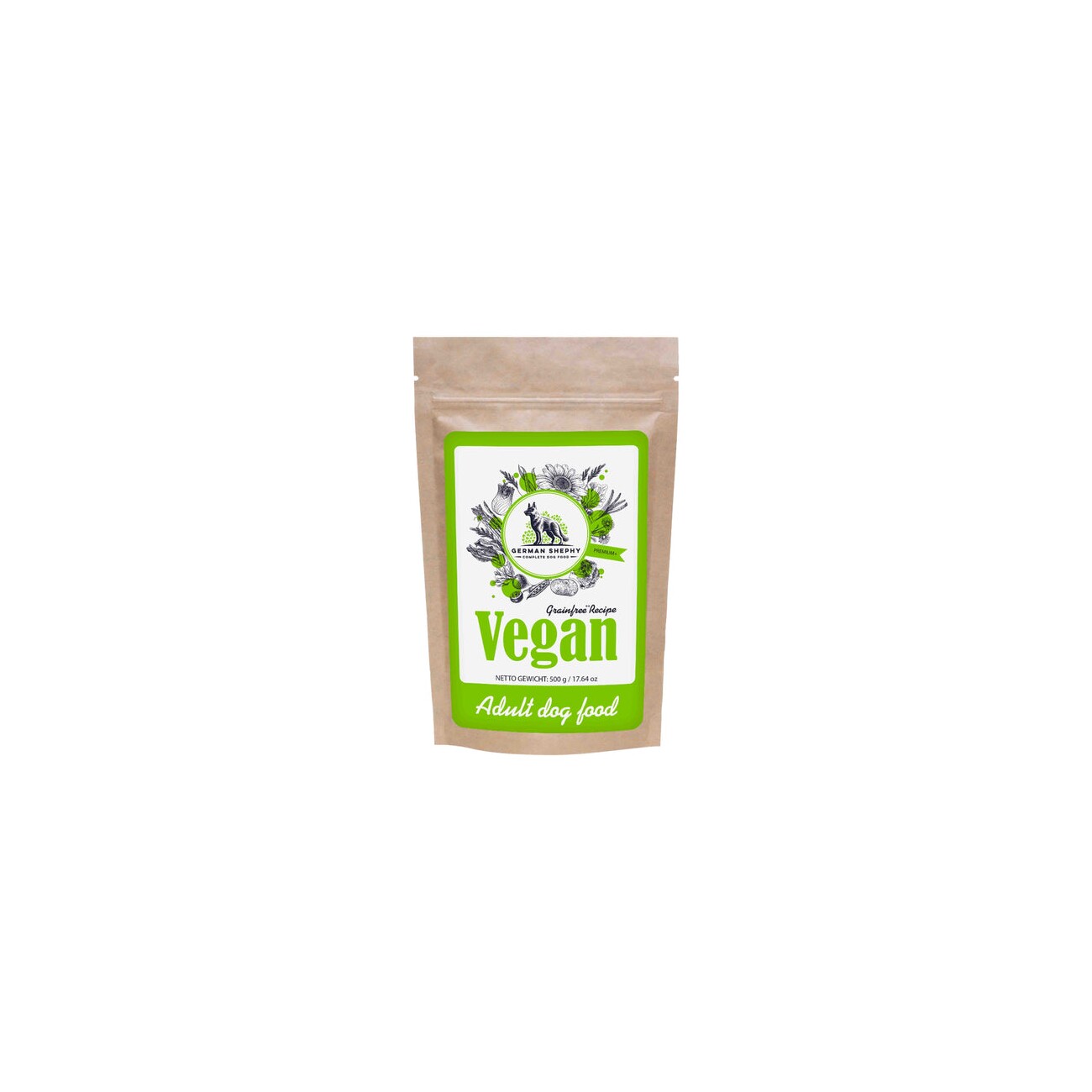 Balloony.pet German Shephy Hundefutter Vegan Protein 500 g