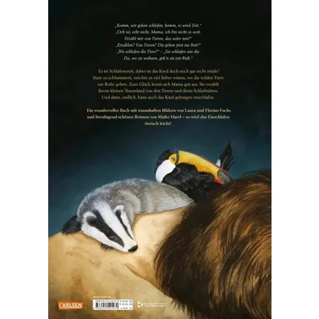 Carlsen Verlag So schlafen die Tiere von Maike Harel, Laura und Florian Fuchs