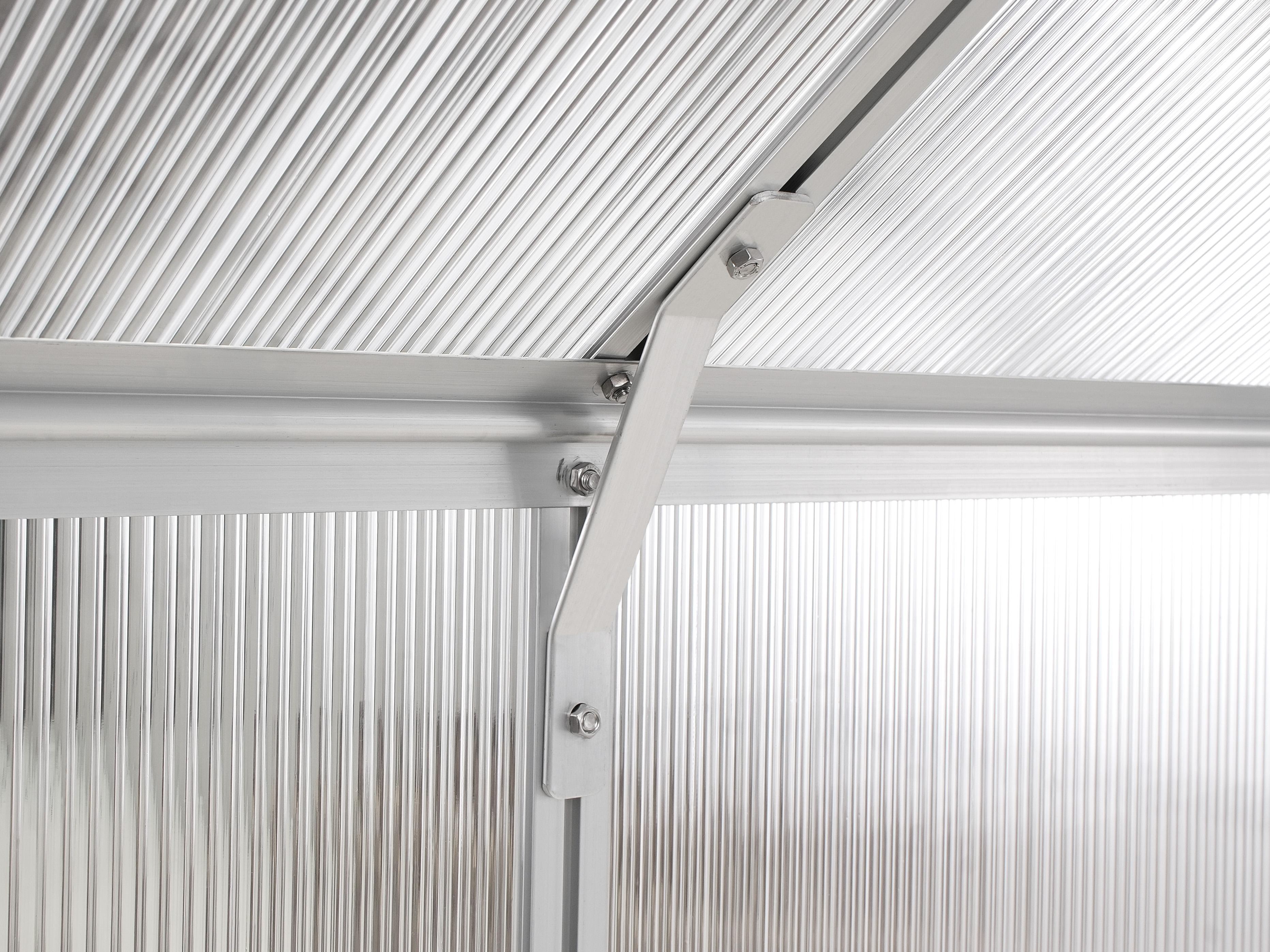 Tuinkas APULIA Zilver 190 cm