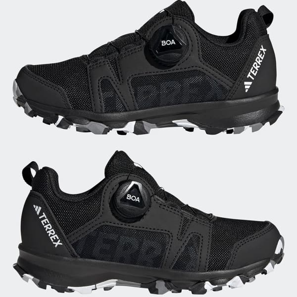 Chaussure trail ADIDAS TERREX AGRAVIC BOA K CORE BLACK/FTWR WHITE/GREY THREE