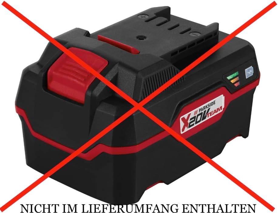 Parkside Akku-Laubsauger und Laubbläser PLSBA 40-Li A1, 40V, max. 210 km/h Luftgeschwindigkeit, 40L Fangsack, Häckselfunktion 15:1, OHNE AKKU & Ladegerät, kompatibel mit X20V Team