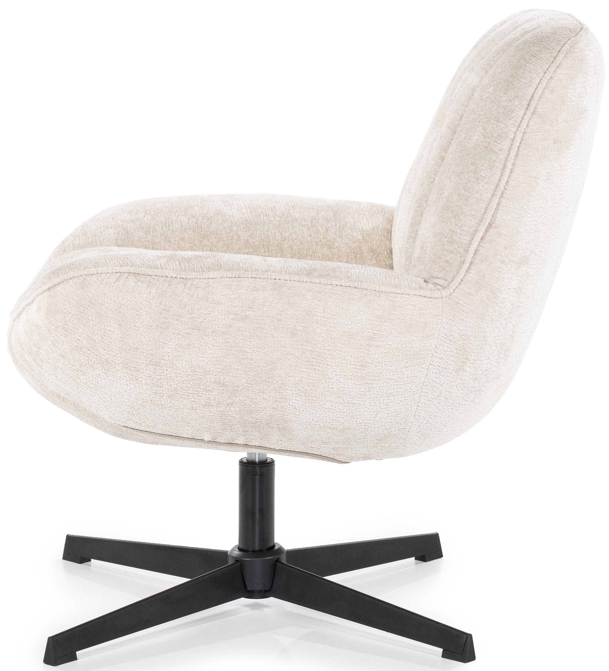 Draaifauteuil - beige | 230313 Derby B75 x D72 x H80 cm