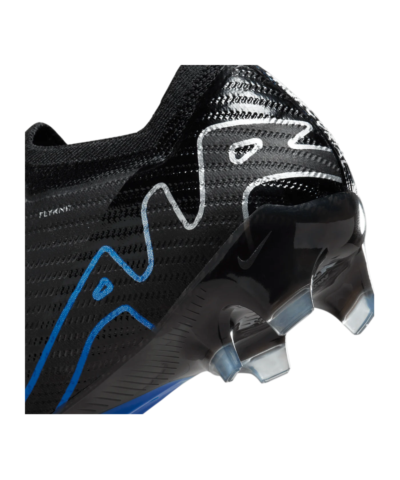 Nike Air Zoom Mercurial Vapor XV Elite FG Shadow Schwarz Silber Blau F040
