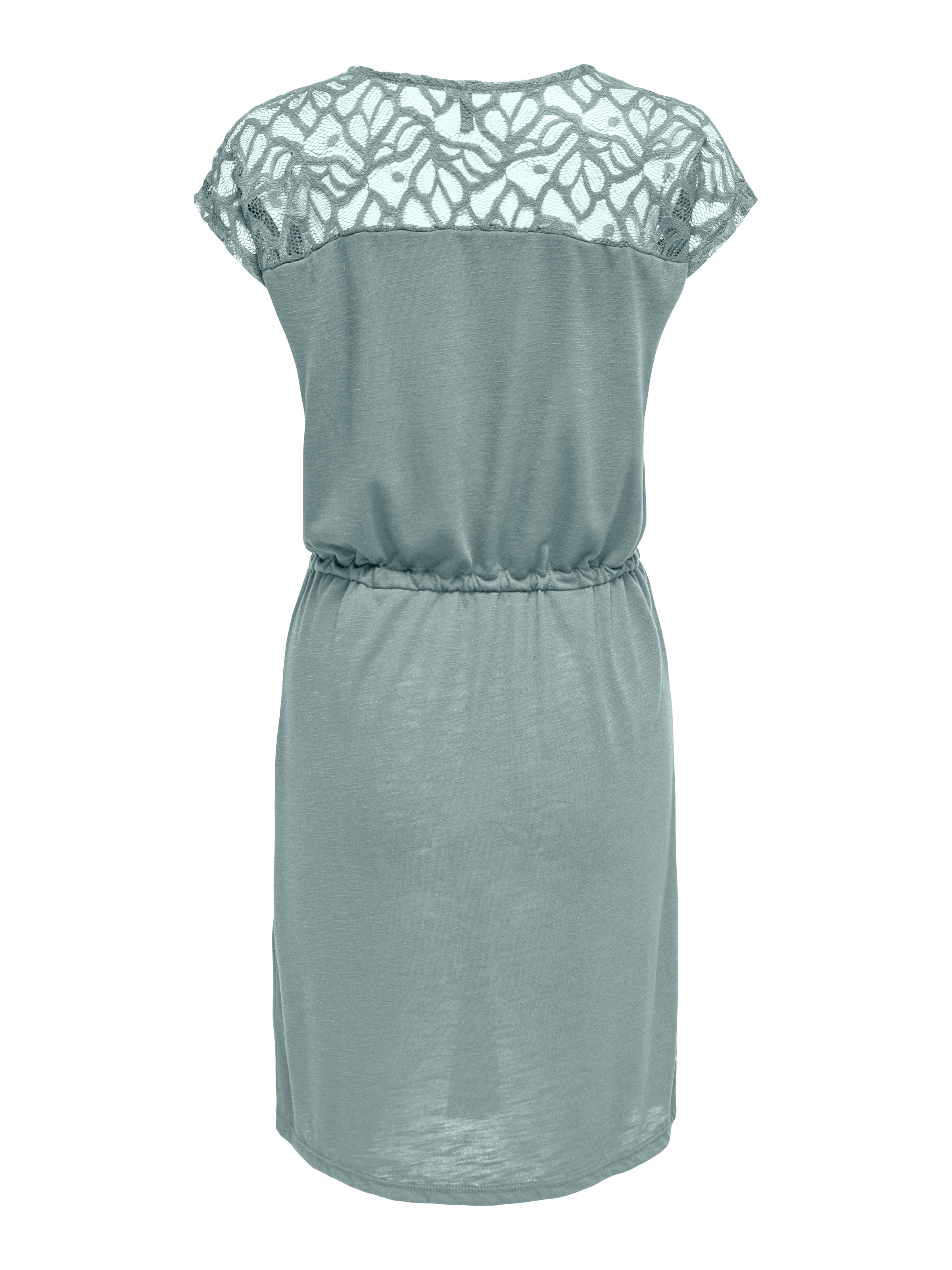 ONLY Spitzenkleid »ONLSINDY LIFE S/S O-NECK MIX DRESS JRS« Sommerkleid