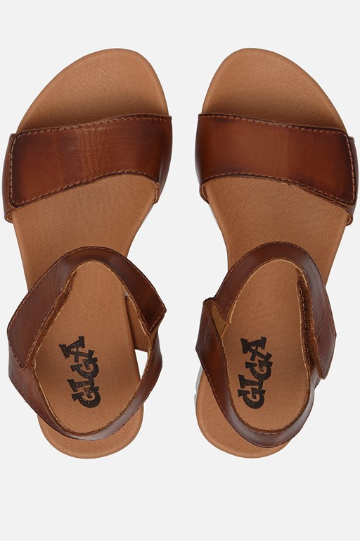 Giga Sivbra Sandalen cognac Leer